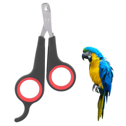 KooingTech Cat Nail Trimmer Pet Nail Clippers Stainless Steel Bird Nail Clippers Comfortable Cat Nail Cutter Small Animal Nail Clippers 4.6x2.4In for Bird Rabbit Dog Parrot