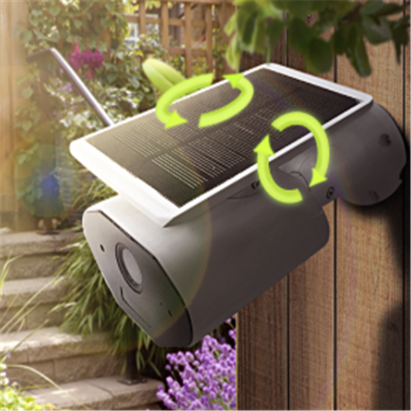 Solar Outdoor Security Camera with Waterproof Design